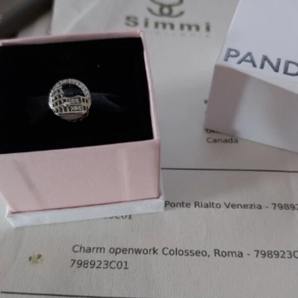 Authentic PANDORA Sterling Silver *Country Edition* Rome Colosseum - Picture 10 of 12